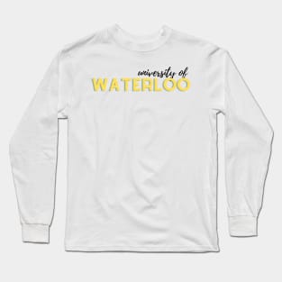 University of Waterloo Long Sleeve T-Shirt